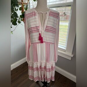 Allison Karly Dress Size in Pink Stripe Small